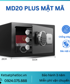 Két Sắt An Toàn Phát Lộc, MD20 Plus Khóa Cơ, Mật Mã